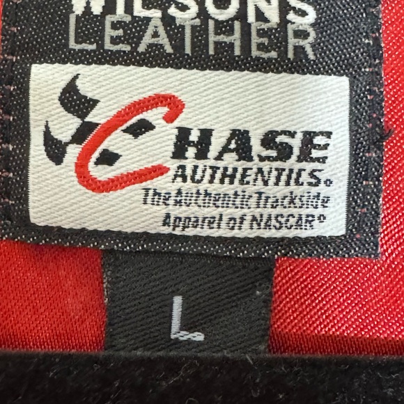 Vintage Dale Earnhardt Jr. Women's Large Wilson Leather Nascar Budweiser Jacket - Picture 9 of 10